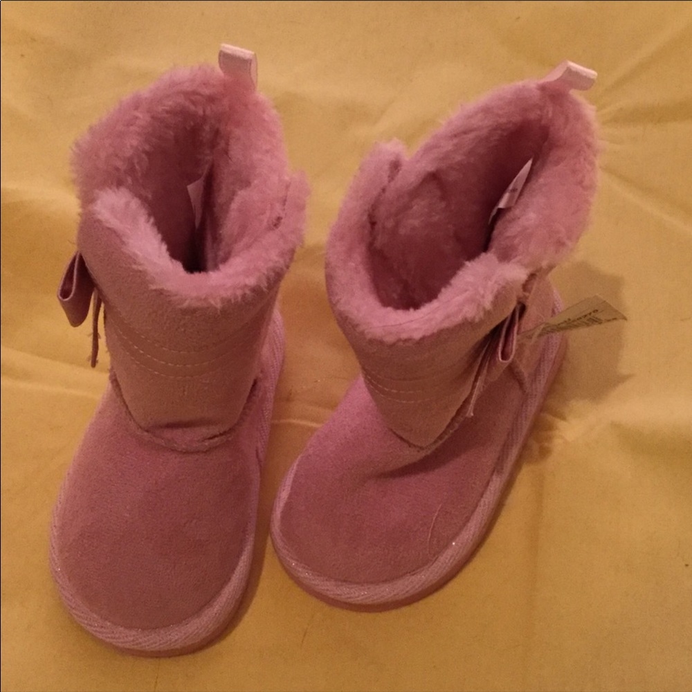 Pink boots